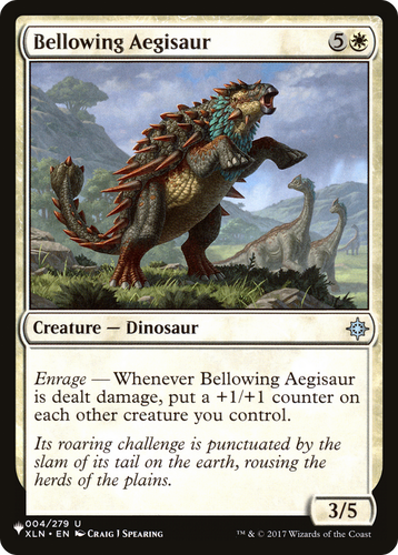 Bellowing Aegisaur (LIST-004/279) - The List、Wizards of the Coast、kayou
