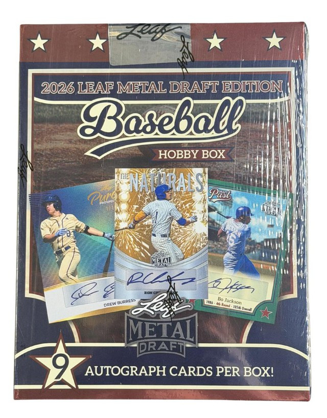 MLB 2026 Leaf Metal Draft Edition Hobby Box Hobby Box、ToyWiz、kayou
