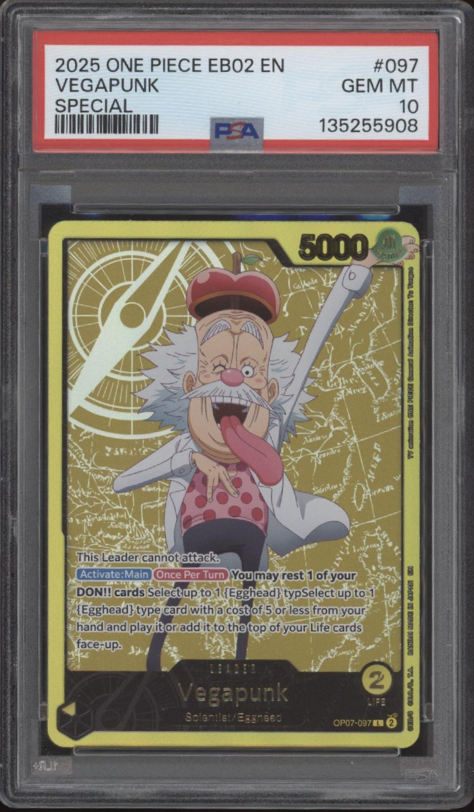 Vegapunk One Piece Card Game EB02 Special #097 PSA 10、Collector Store LLC Gaming、kayou