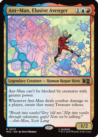 Ant-Man, Elusive Avenger (MSC-073) - Commander: Marvel Super Heroes、Wizards of the Coast、kayou