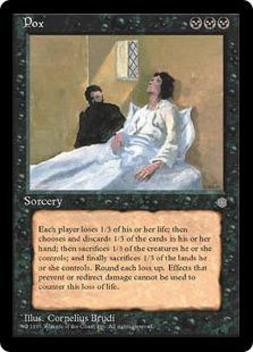 MtG Ice Age Rare Pox #158 Moderately Played、ToyWiz、kayou