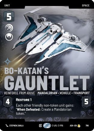 Bo-Katan's Gauntlet - Reinforce from Above (Prestige) (796) - Ashes of the Empire、Fantasy Flight Games、kayou