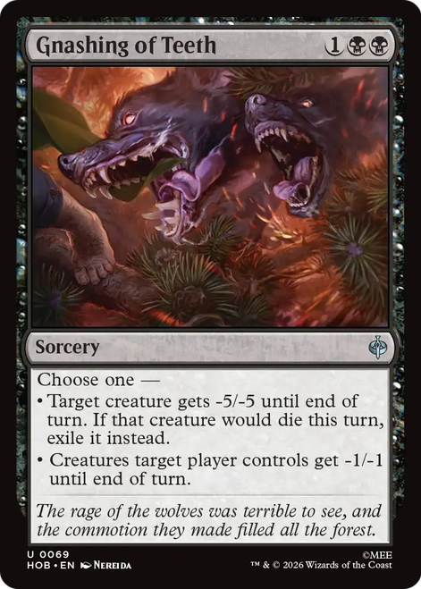 Gnashing of Teeth | The Hobbit、Magic: The Gathering、kayou
