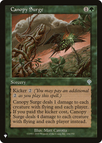 Canopy Surge (LIST-184/350) - The List、Wizards of the Coast、kayou