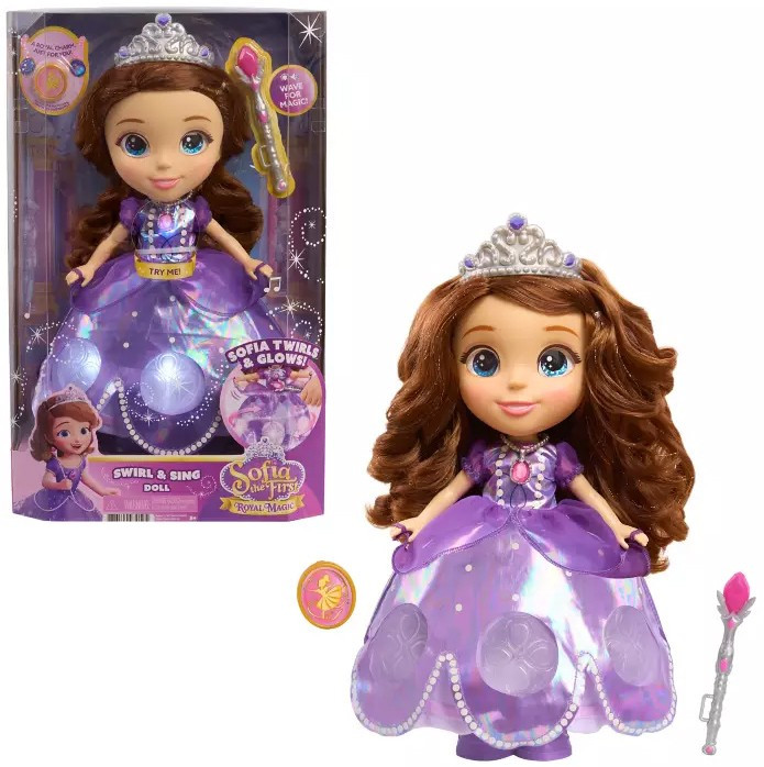 Disney Sofia the First Royal Magic Swirl & Sing Sofia Doll、ToyWiz、kayou