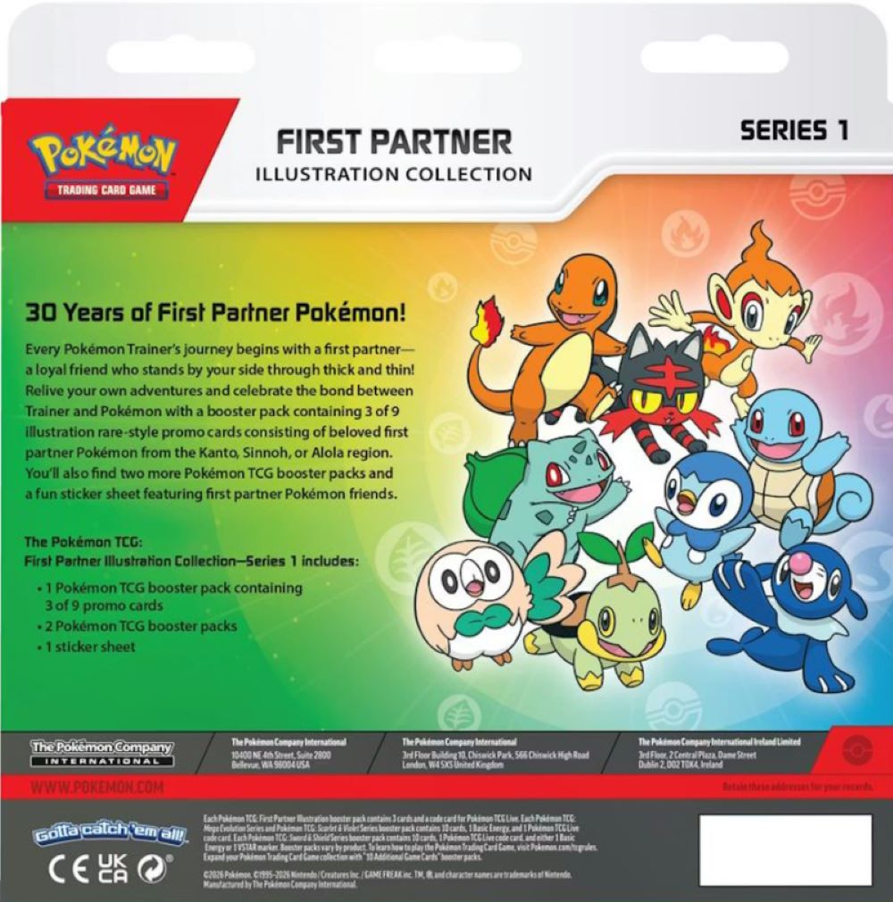 Pokemon: First Partner Illustration Collection - Series 1、Pokemon、kayou