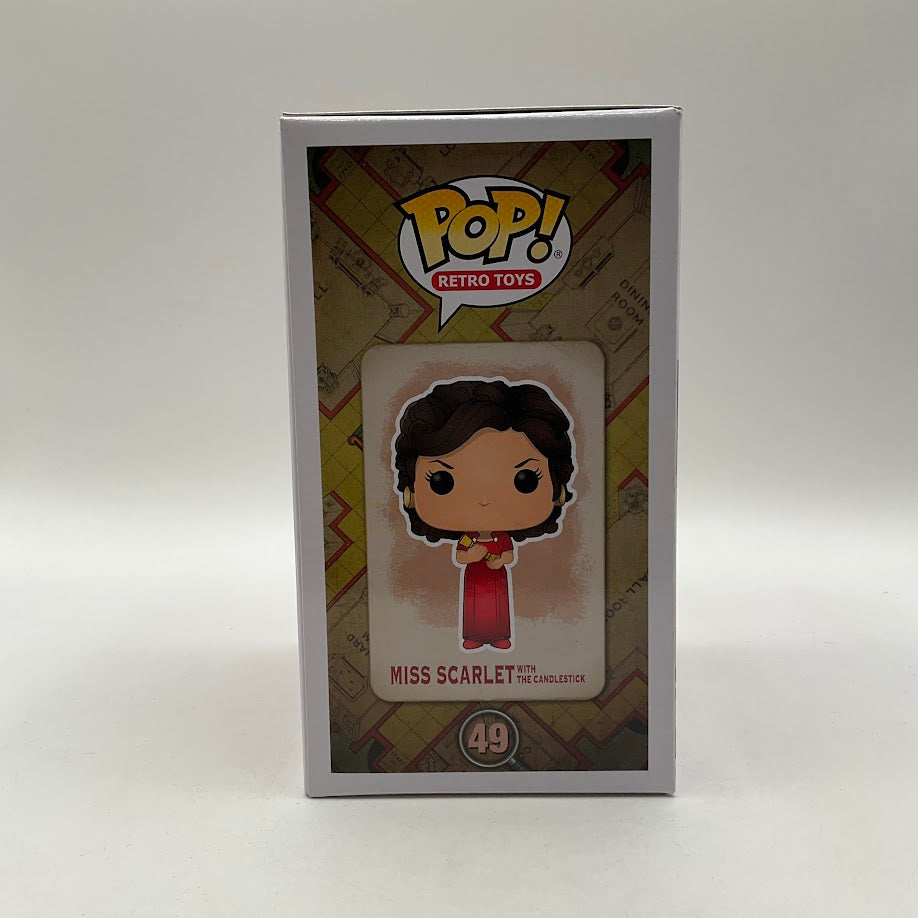 Miss Scarlet with the Candlestick Funko Pop! Clue #49、Funko、kayou