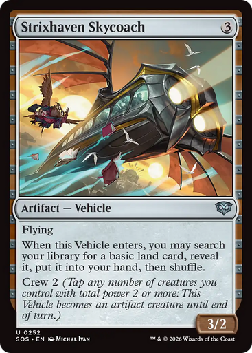 Strixhaven Skycoach (Foil) | Secrets of Strixhaven、Magic: The Gathering、kayou
