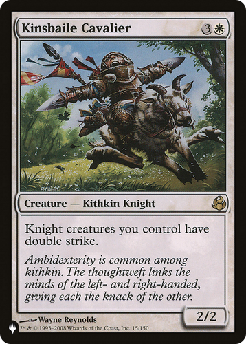 Kinsbaile Cavalier (LIST-015/150) - The List、Wizards of the Coast、kayou