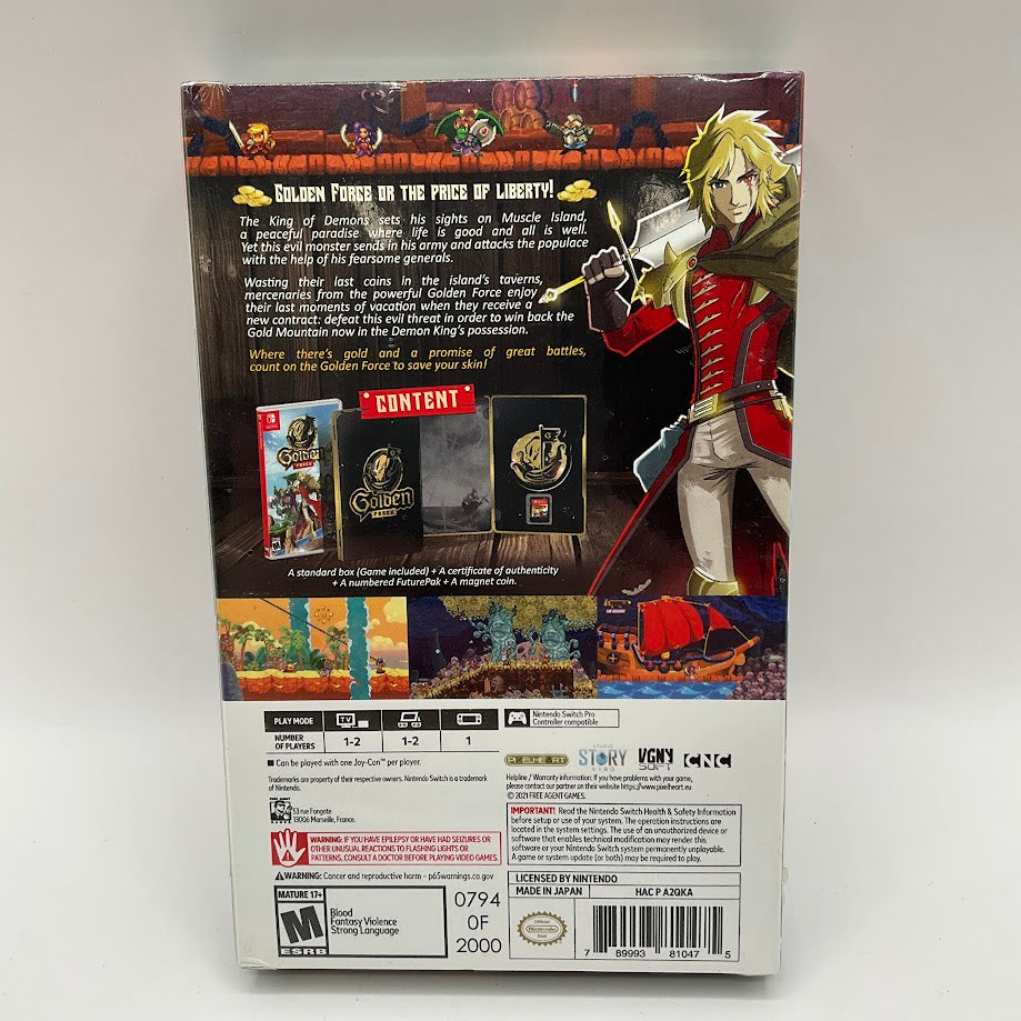 Golden Force Limited Edition Nintendo Switch *See Description*、Collector Store LLC - VG、kayou