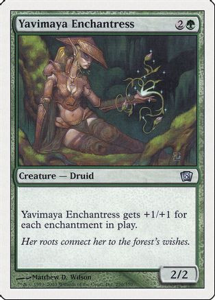Yavimaya Enchantress (8ED-290) - 8th Edition、Wizards of the Coast、kayou