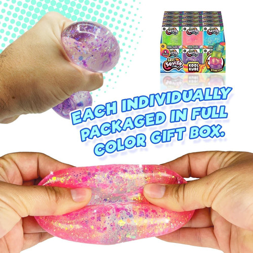 Irre-Squish-Tible! Kool Kube PURPLE Squishy Toy、ToyWiz、kayou