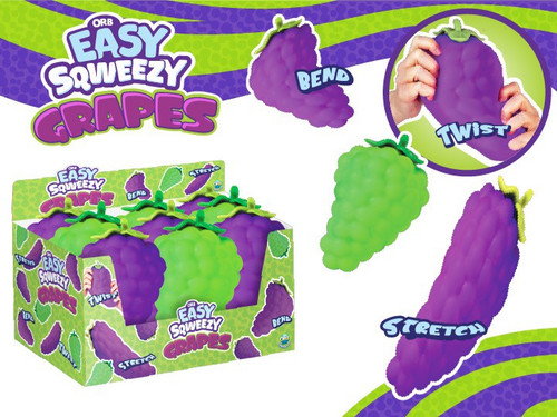 Easy Sqweezy Grapes Squeeze Toy RANDOM Color Grapes (Pre-Order ships September)、ToyWiz、kayou