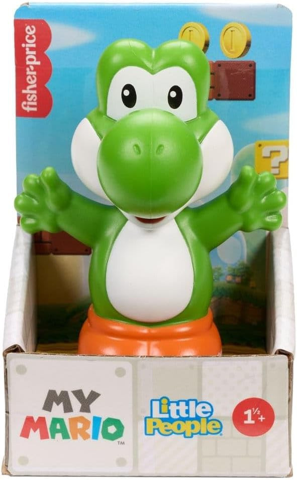 Fisher Price Little People Super Mario My Mario Yoshi 3-Inch Figure、ToyWiz、kayou