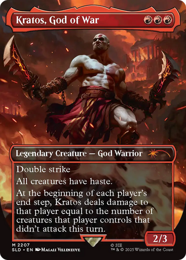 Kratos, God of War (Foil) (Secret Lair - God of War: Greek) | Secret Lair Drops、Magic: The Gathering、kayou