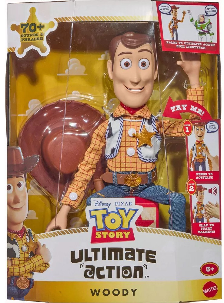 Disney / Pixar Toy Story 5 Ultimate Action Woody Action Figure 70+ Sounds & Phrases、ToyWiz、kayou