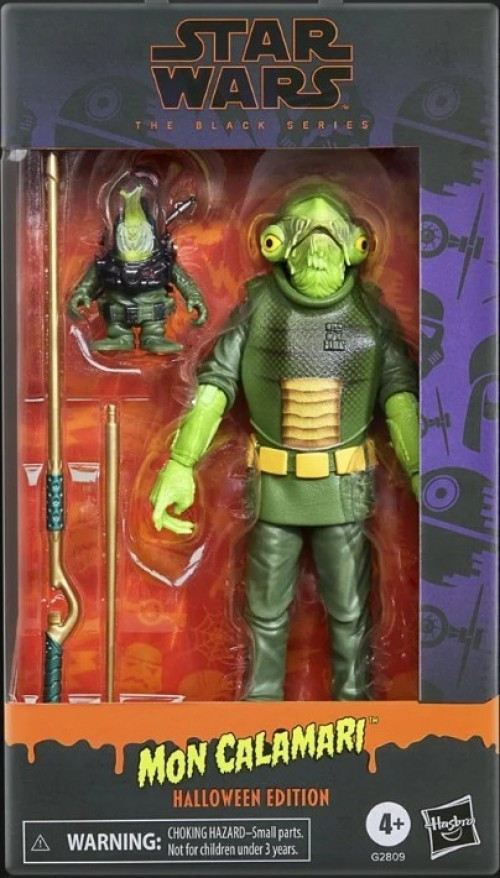 Star Wars Black Series Mon Calamari Action Figure Halloween Edition、ToyWiz、kayou
