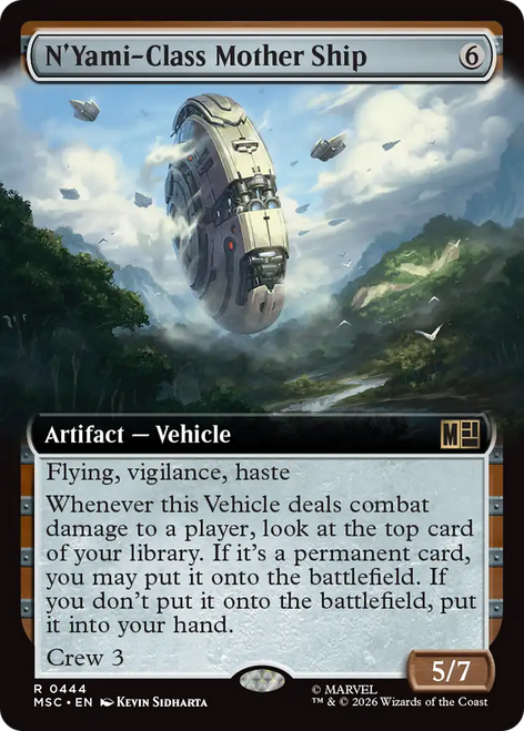 N'Yami-Class Mother Ship (Extended Art) | Marvel Super Heroes Commander、Magic: The Gathering、kayou