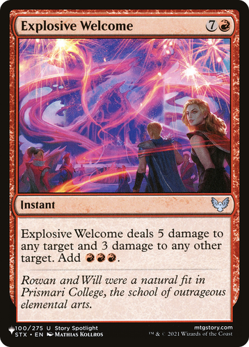 Explosive Welcome (LIST-100/275) - The List、Wizards of the Coast、kayou
