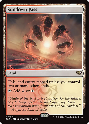 Sundown Pass (Foil) | Secrets of Strixhaven、Magic: The Gathering、kayou