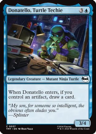 Donatello, Turtle Techie (TMT-037) - Teenage Mutant Ninja Turtles、Wizards of the Coast、kayou