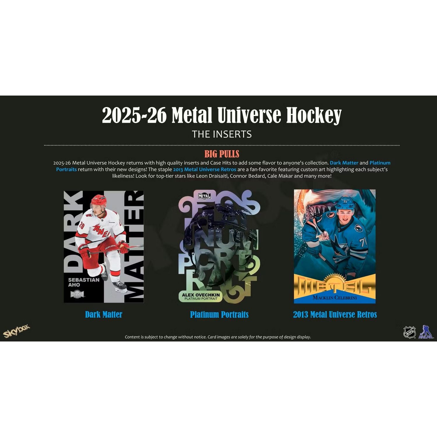 2025-26 Upper Deck Skybox Metal Universe Hockey Hobby Box *Contact Us To Order*、Upper Deck、kayou