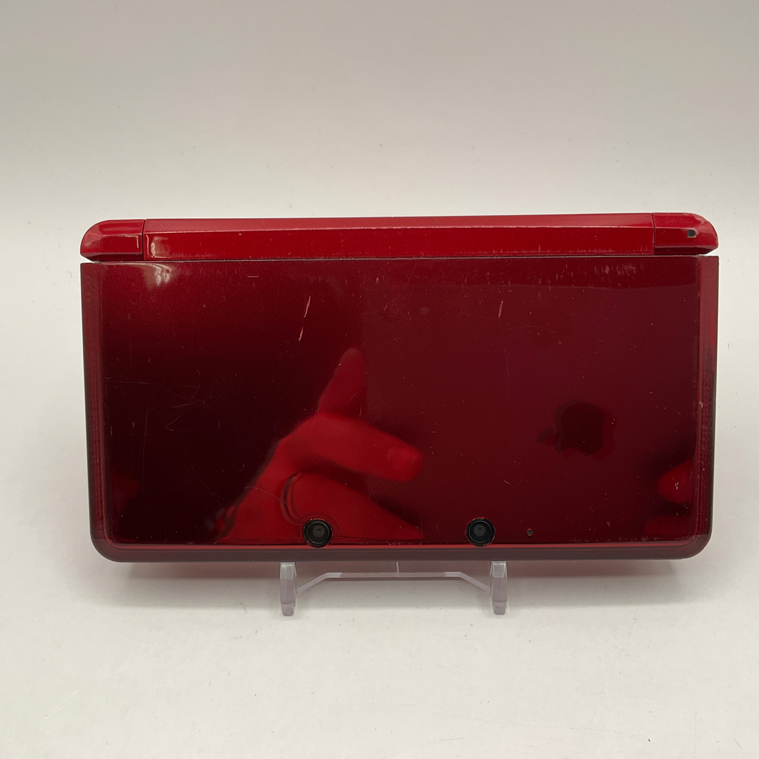Nintendo 3DS Flame Red System No Charger or Stylus Used、Collector Store LLC - VG、kayou