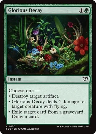 Glorious Decay (SOS-150) - Secrets of Strixhaven、Wizards of the Coast、kayou