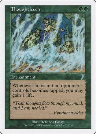 Thoughtleech (7ED-274) - 7th Edition Foil、Wizards of the Coast、kayou