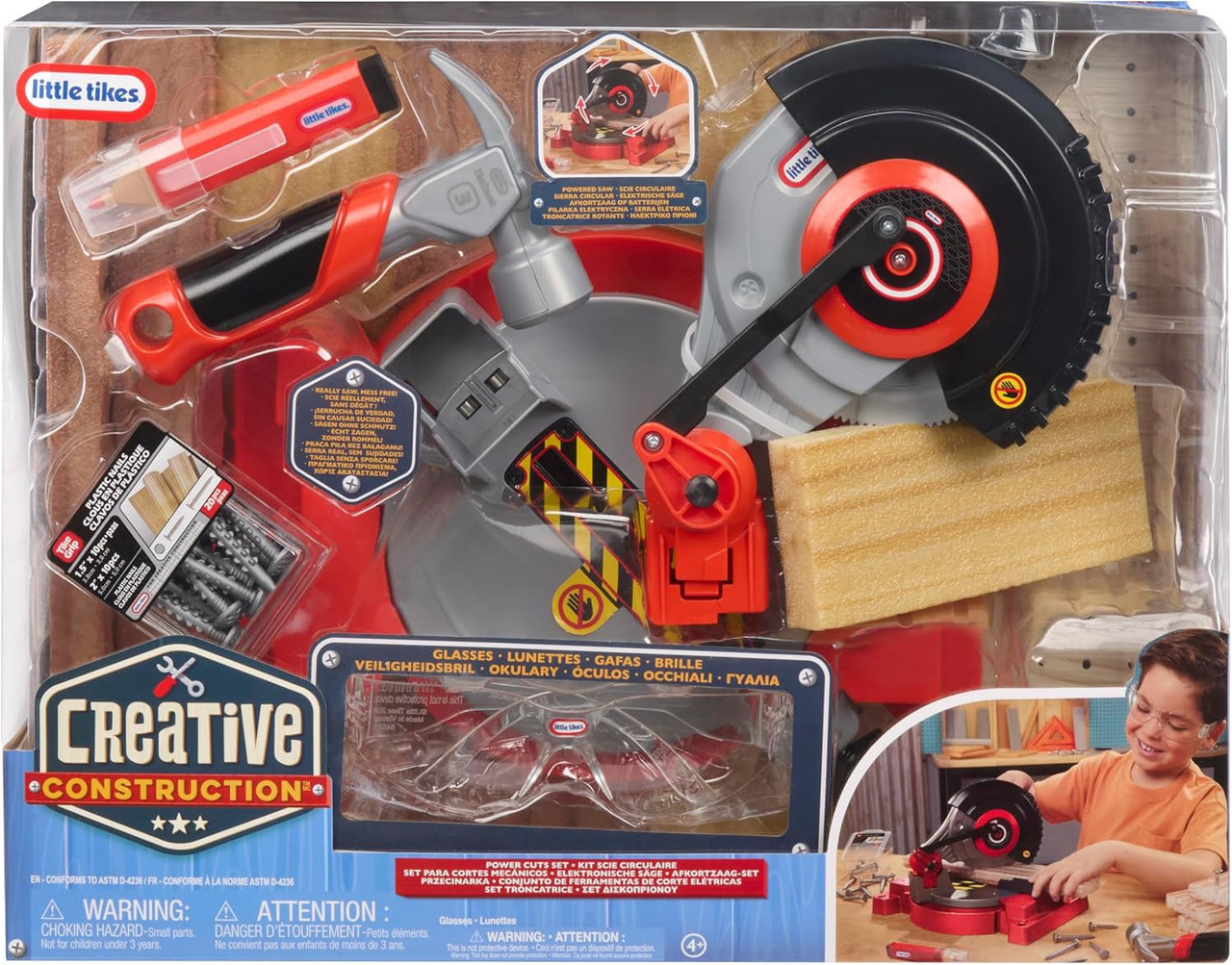 Little Tikes Creative Construction Power Cuts Set Play Set、ToyWiz、kayou