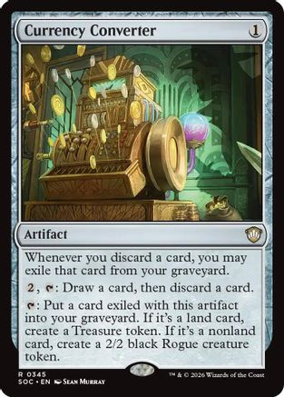 Currency Converter (SOC-345) - Commander: Secrets of Strixhaven、Wizards of the Coast、kayou