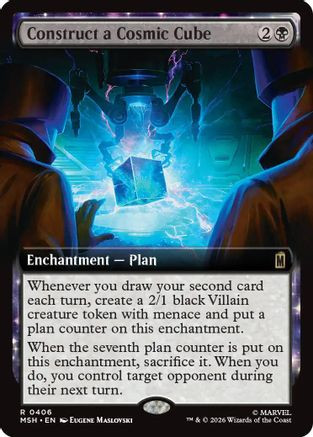 Construct a Cosmic Cube (Extended Art) (MSH-406) - Marvel Super Heroes、Wizards of the Coast、kayou