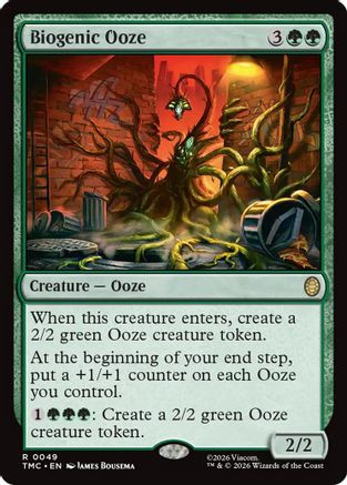 Biogenic Ooze (TMC-049) - Commander: Teenage Mutant Ninja Turtles、Wizards of the Coast、kayou