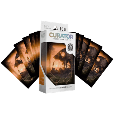 Curator Masterworks Sleeves: Solace - Matte Standard Size (100ct) (Add to cart to see price)、Orange Nebula、kayou