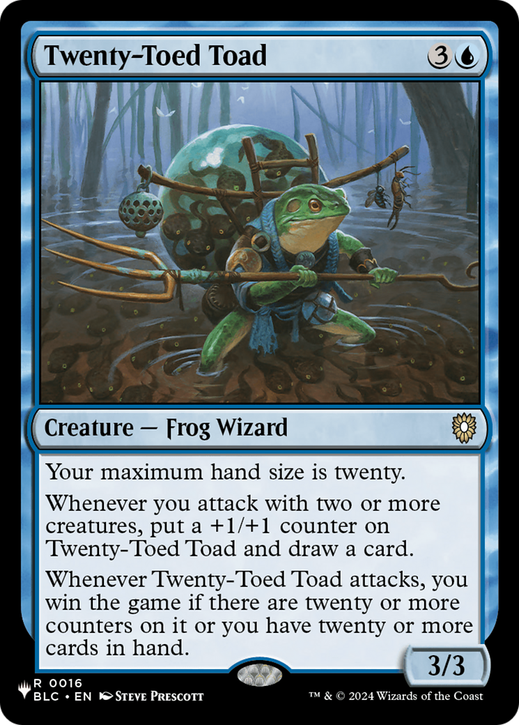 Twenty-Toed Toad (LIST-0016) - The List、Wizards of the Coast、kayou