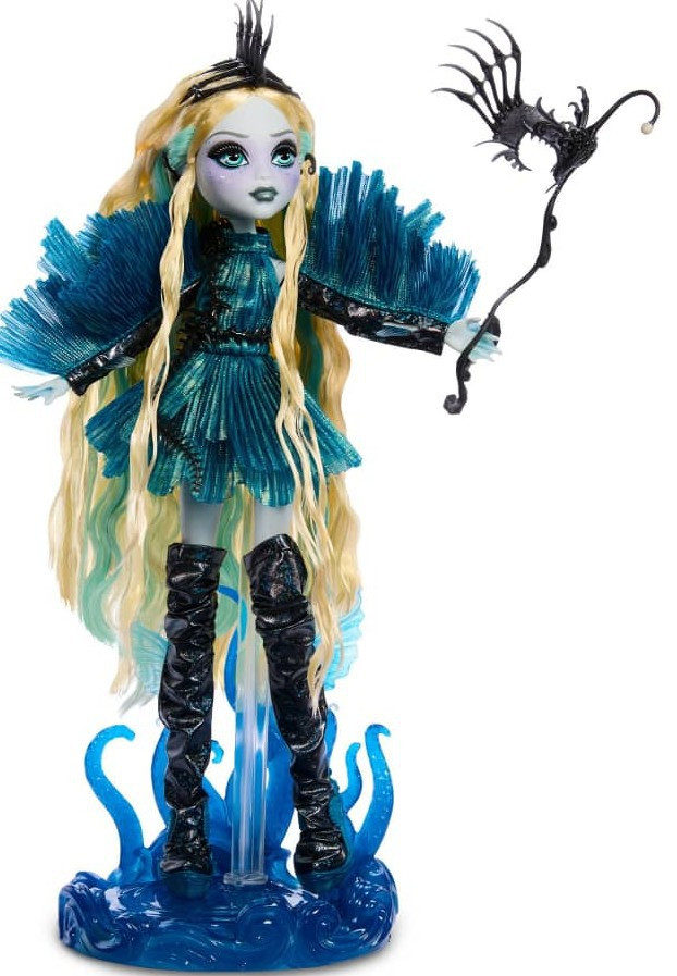 Monster High Ghouls Rule Skullector Lagoona Blue Exclusive 10.5-Inch Doll、ToyWiz、kayou