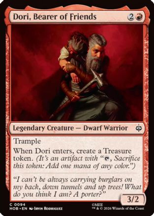 Dori, Bearer of Friends (HOB-094) - The Hobbit、Wizards of the Coast、kayou
