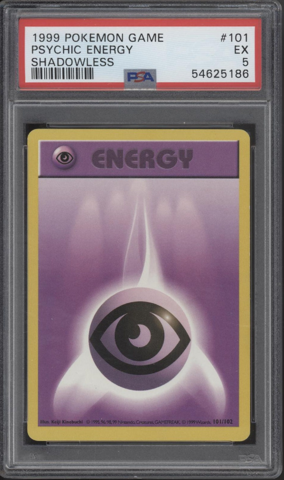 Psychic Energy Pokemon Base Set Shadowless #101 PSA 5、Collector Store LLC Gaming、kayou