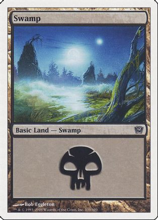 Swamp (339) (9ED-339) - 9th Edition、Wizards of the Coast、kayou