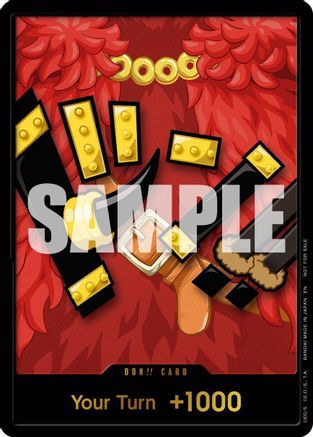 DON!! Card (Elbaph Luffy) One Piece Promotion Cards Foil、Bandai、kayou
