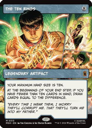 The Ten Rings (Borderless) (MSH-313) - Marvel Super Heroes、Wizards of the Coast、kayou