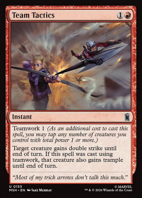 MtG Marvel Super Heroes Uncommon Team Tactics #155、ToyWiz、kayou