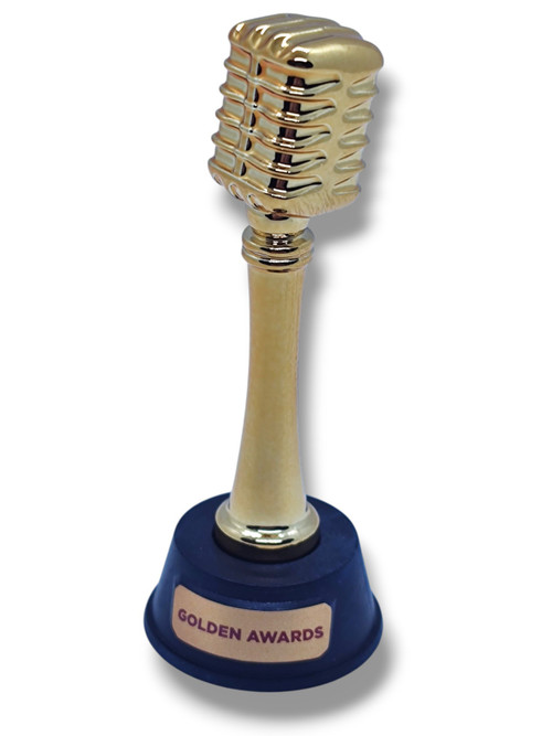 Mini Brands! Really Works Vinyl Golden Microphone Award Rare Accessory Loose、ToyWiz、kayou