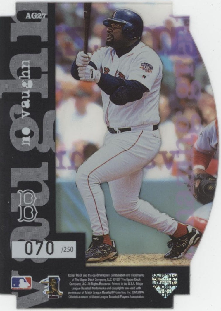 Mo Vaughn 1997 Upper Deck Amazing Greats Die-Cut 070/250 #AG27、Collector Store LLC、kayou