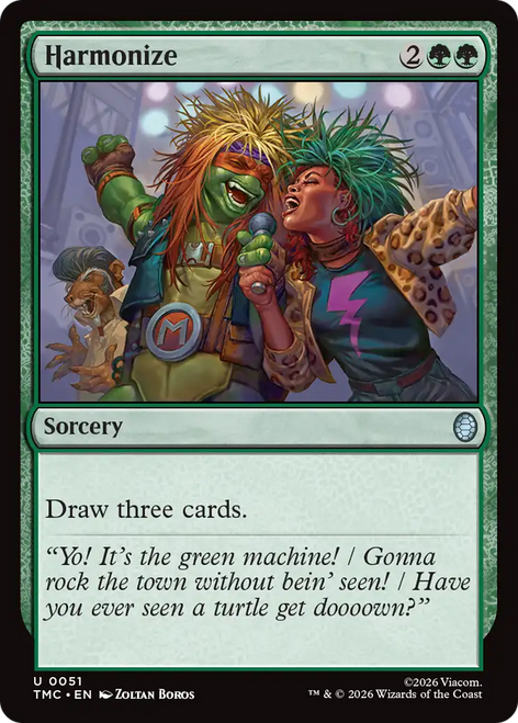 Harmonize (Surge Foil) | Teenage Mutant Ninja Turtles Eternal、Magic: The Gathering、kayou