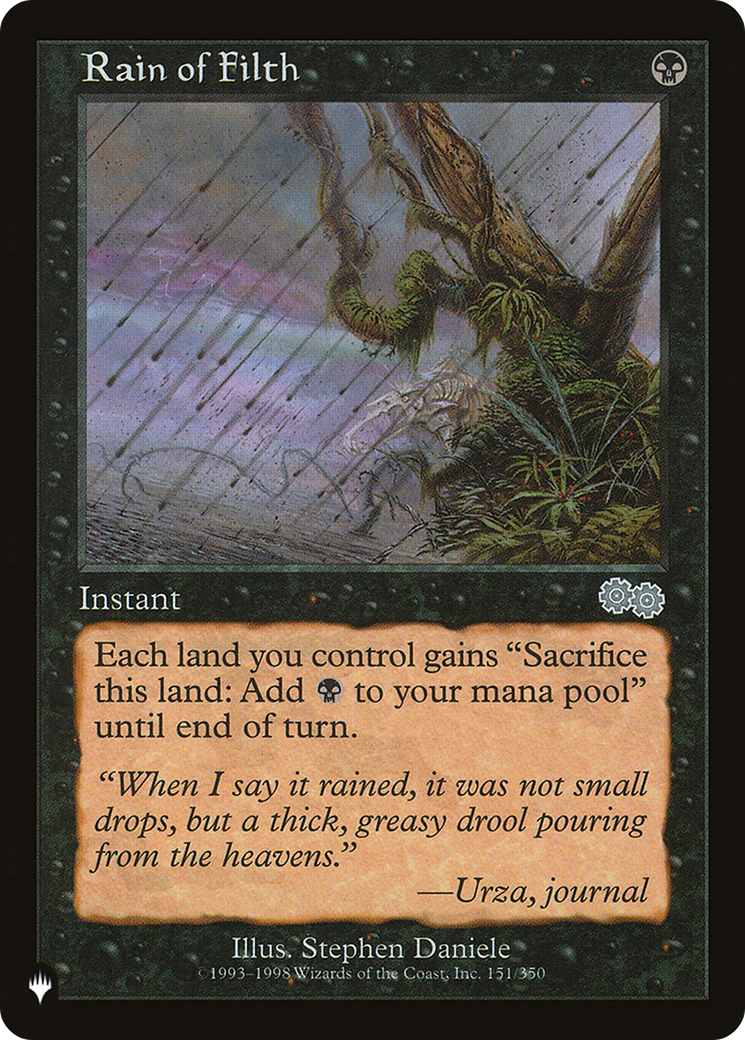 Rain of Filth (LIST-151/350) - The List、Wizards of the Coast、kayou