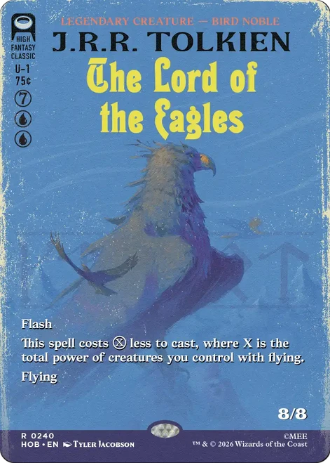 The Lord of the Eagles (Borderless Book Cover) | The Hobbit、Magic: The Gathering、kayou
