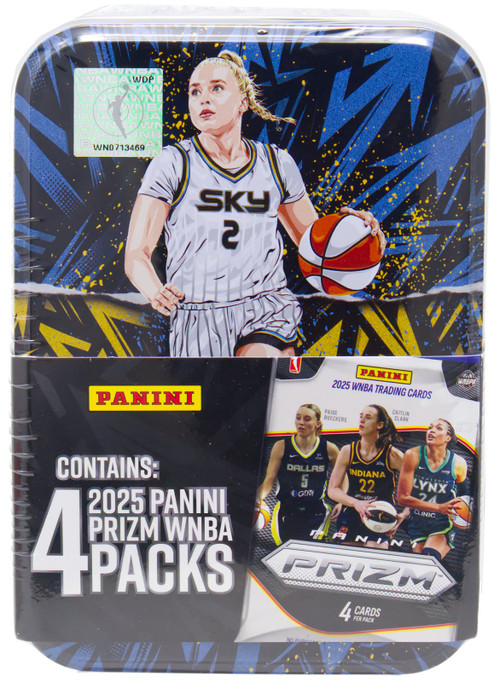 WNBA Chicago Sky 2025 Panini Prizm Hailey Van Lith Trading Card COLLECTOR Tin 4 Packs、ToyWiz、kayou