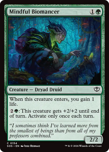 Mindful Biomancer (Foil) | Secrets of Strixhaven、Magic: The Gathering、kayou