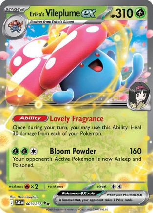 Erika's Vileplume ex 3 - ME Ascended Heroes Holofoil、The Pokémon Company、kayou